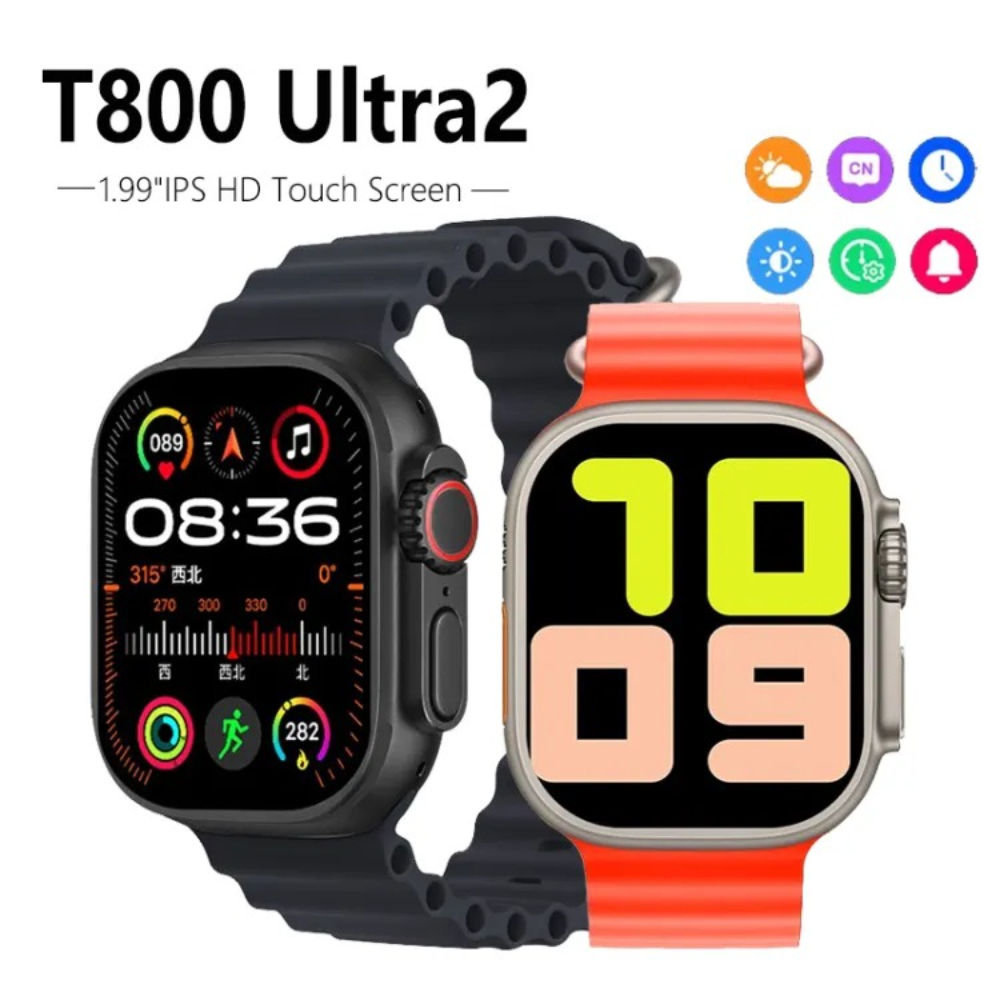 T800 Ultra 2 Smart Watch 1.99 infinite Display