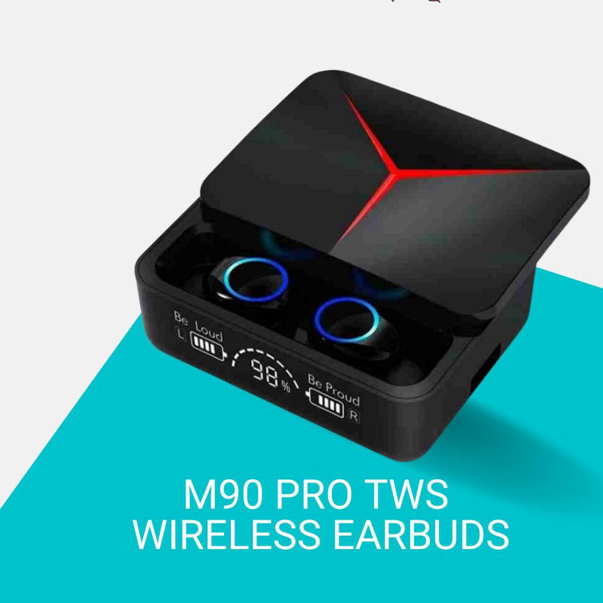 M90 Pro TWS Earbuds HD Voice Noise Cancelling Earphone
